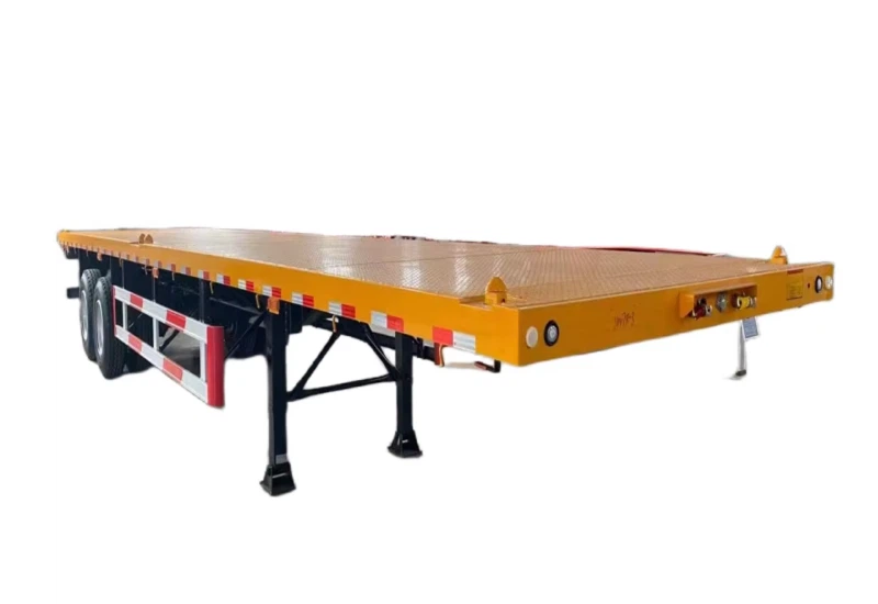 2 Trailer Bán Axle Flatbed