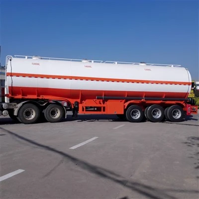 Trailer bán dầu bằng dầu bằng thép carbon
